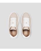 Sneakers Soho aus Leder in Beige/Weiß