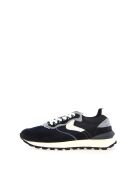 Sneakers en cuir Qwark bleu gris