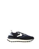 Sneakers en cuir Qwark bleu gris