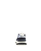 Sneakers en cuir Qwark bleu gris