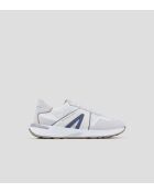 Sneakers Liverpool blanc moutarde/bleu