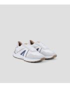 Sneakers Liverpool blanc moutarde/bleu