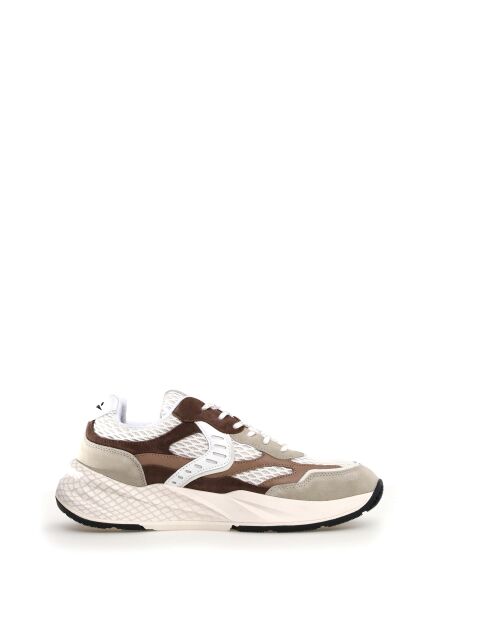 CLUB22 witte sneakers van zand/lavaleer