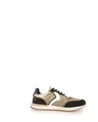 Sneakers en cuir Storm sable armée