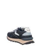 Navyblaue Sneakers Qwark aus Leder