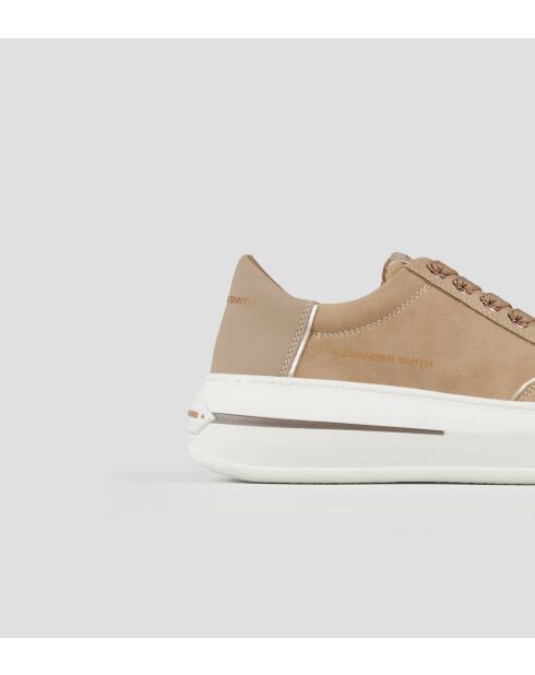Sneakers Lancaster aus Leder hellcognac