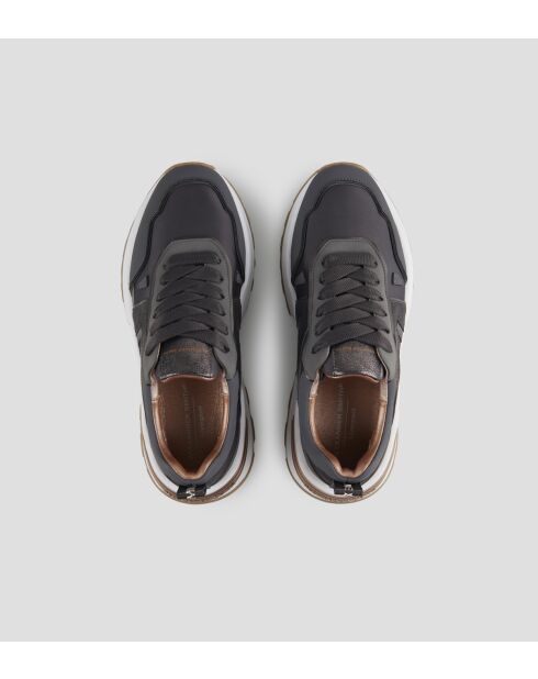 Sneakers Liverpool in dunklem Rauchgrau