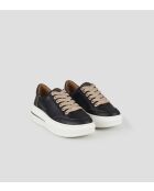 Lancaster Sneakers aus schwarzem Kupferleder