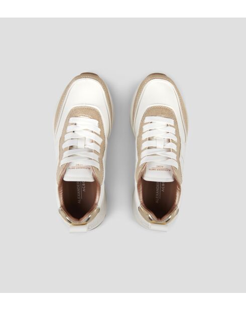 Eco-Dover Sneakers aus Weißgold
