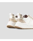 Eco-Dover Sneakers aus Weißgold
