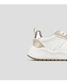 Eco-Dover Sneakers aus Weißgold