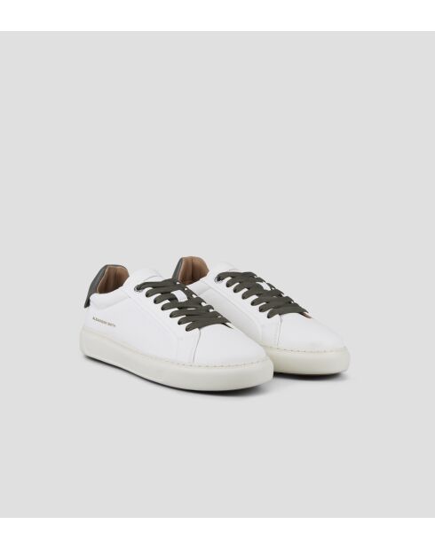 Sneakers en cuir Soho blanc militaire