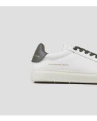 Sneakers en cuir Soho blanc militaire