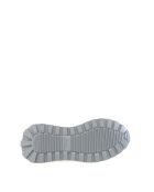 Sneakers Qwark aus Leder in Grau/Weiß