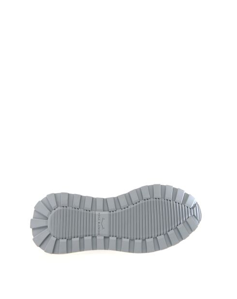 Sneakers Qwark aus Leder in Grau/Weiß