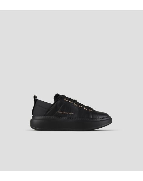 Sneakers en cuir Wembley noires