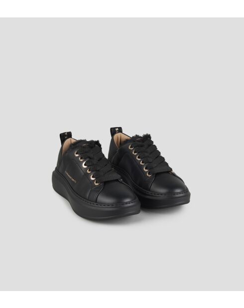 Sneakers en cuir Wembley noires