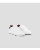 Wit/zwarte Soho leren sneakers