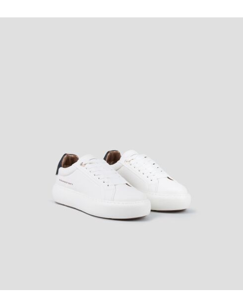 Wit/zwarte Soho leren sneakers