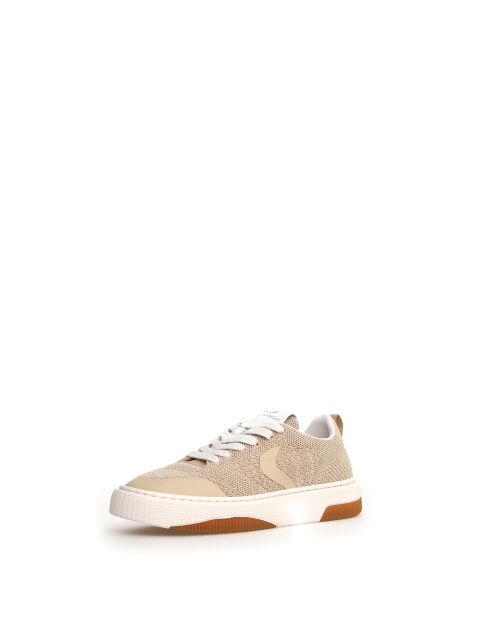 Sneakers Gemini aus Leder hellbeige