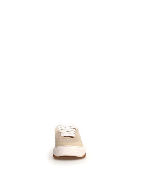 Sneakers Gemini aus Leder hellbeige