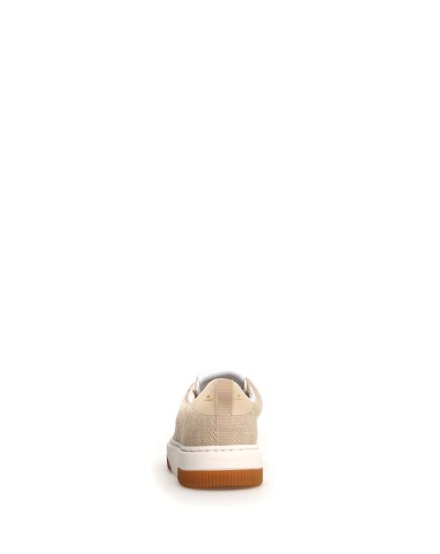 Sneakers Gemini aus Leder hellbeige