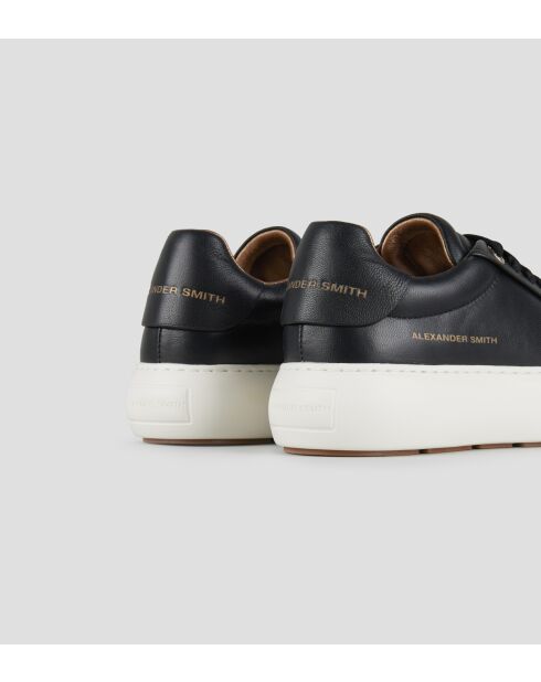 Schwarze Sneakers Soho aus Leder