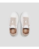 Wit/beige Soho leren sneakers