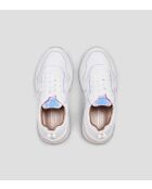 Weiße mehrfarbige/azurblaue Sneakers von Liverpool