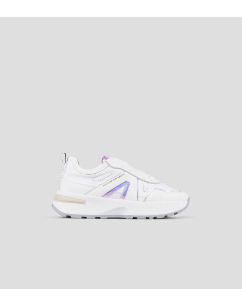 Weiße mehrfarbige/azurblaue Sneakers von Liverpool