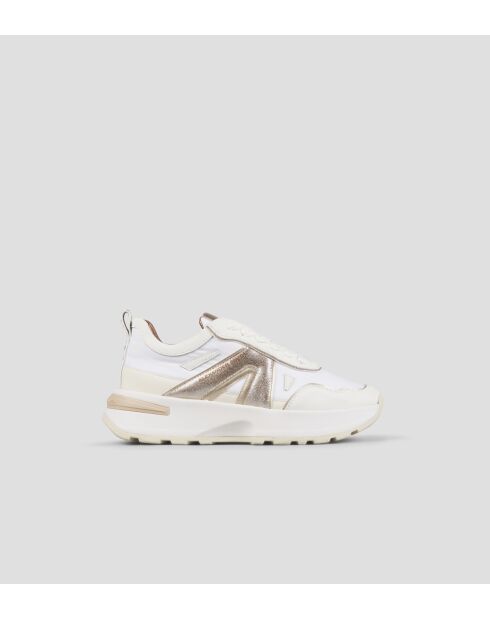 Lichtwit/gouden sneakers van Liverpool