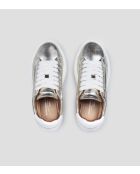 Sneakers Soho aus weißgoldenem Leder