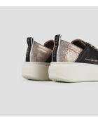 Sneakers Wembley aus Leder in Schwarz/Nude
