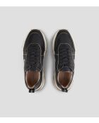 Zwarte leren sneakers van Liverpool