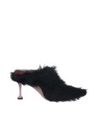 Zwarte schoenen met hak in Manhattan