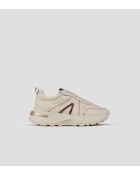 Beige leren sneakers van Liverpool