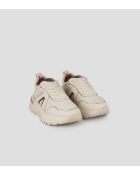 Beige leren sneakers van Liverpool