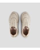 Beige leren sneakers van Liverpool