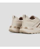 Beige leren sneakers van Liverpool