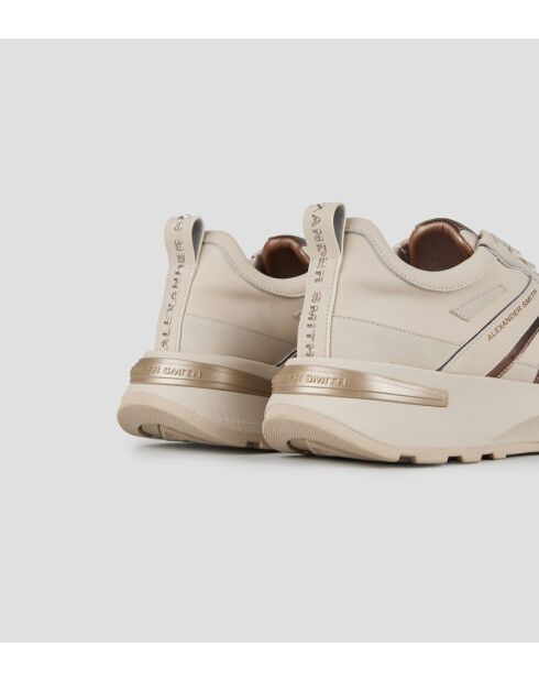 Beige leren sneakers van Liverpool