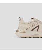 Beige leren sneakers van Liverpool