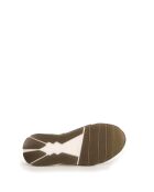 Sneakers en cuir CLUB19 vert armée/brun sable