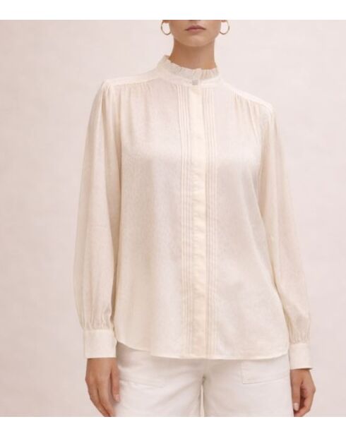 Louka hemd in gebroken wit