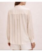 Louka hemd in gebroken wit