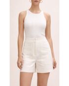 Pantalones cortos Bella en blanco roto