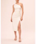 Vestido Crocus blanquecino