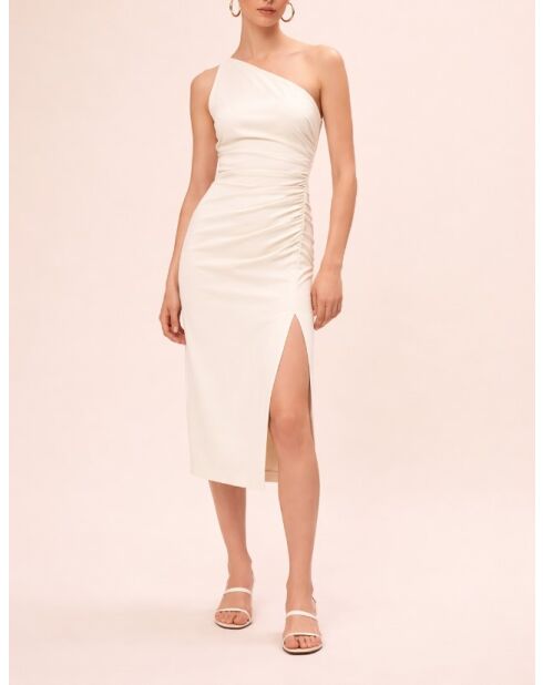 Vestido Crocus blanquecino