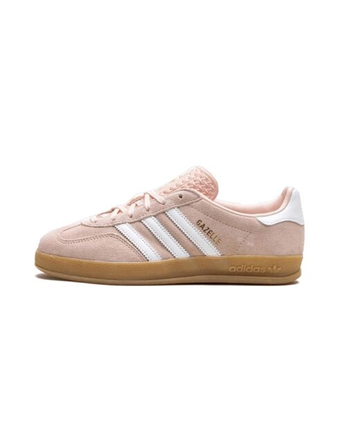 Gazelle Indoor sneakers van geschuurd roze suède
