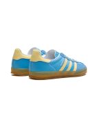 Baskets en cuir Gazelle Indoor bleu/jaune
