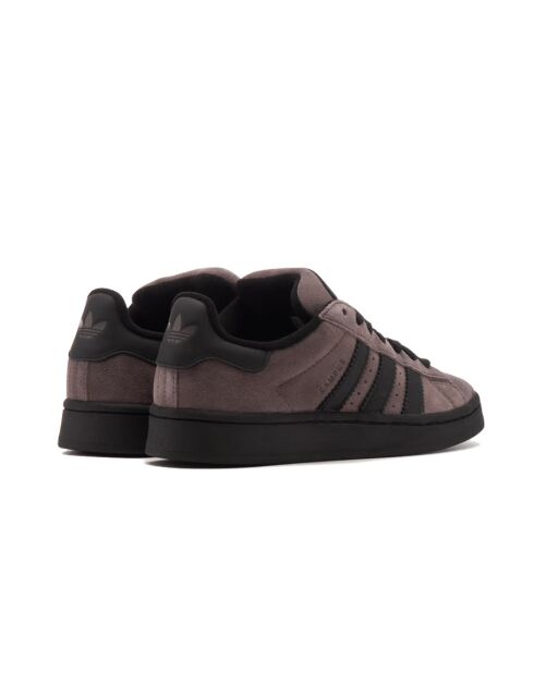 Campus 00s donkergrijs/diepzwarte suède sneakers